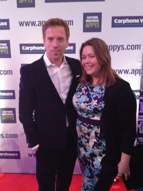Damian Lewis with Star's News Editor Kelly Allen
