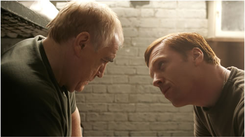 Brian Cox and Damian Lewis in The Escapist
