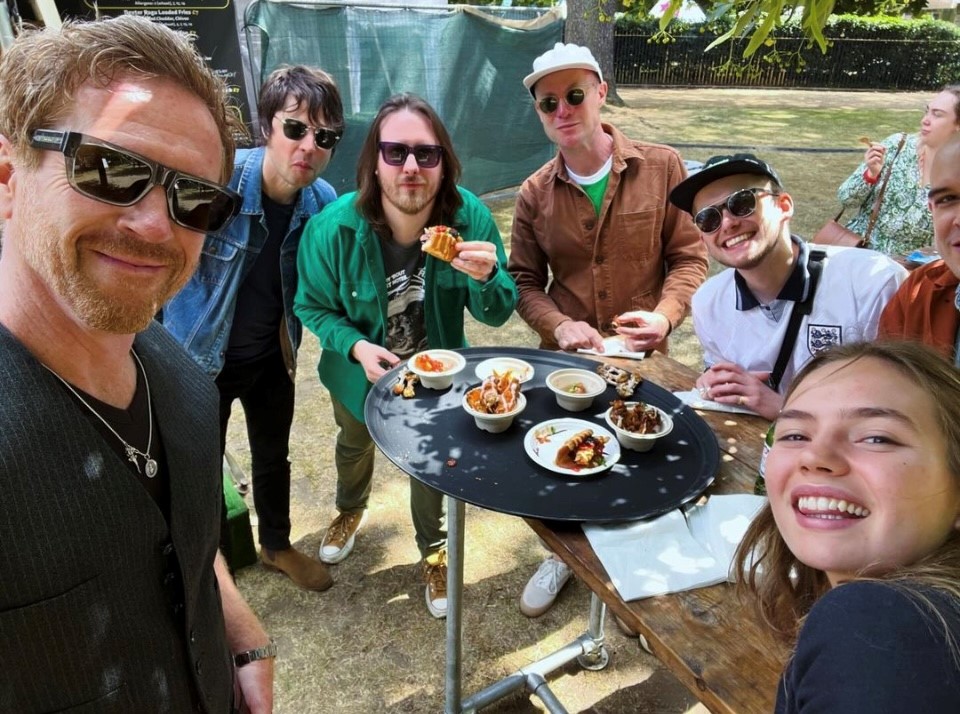 Damian Lewis and Band Played Pub in the Park