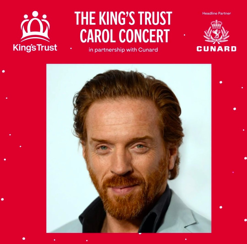 Damian Lewis Part of The King’s Trust Christmas Carol Concert