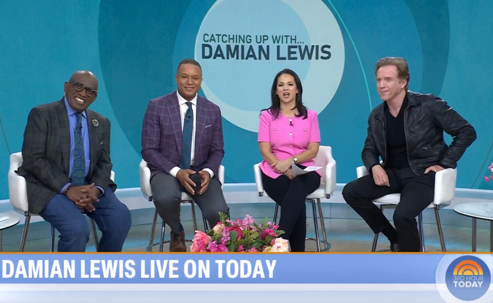 Damian Lewis Was Guest on Today Show 3rd Hour